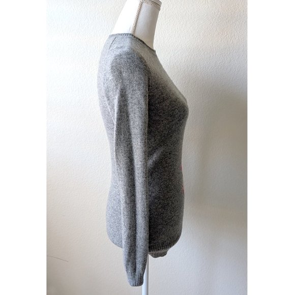 C3 100% Cashmere Grey Sweater, Size S - Picture 5 of 10